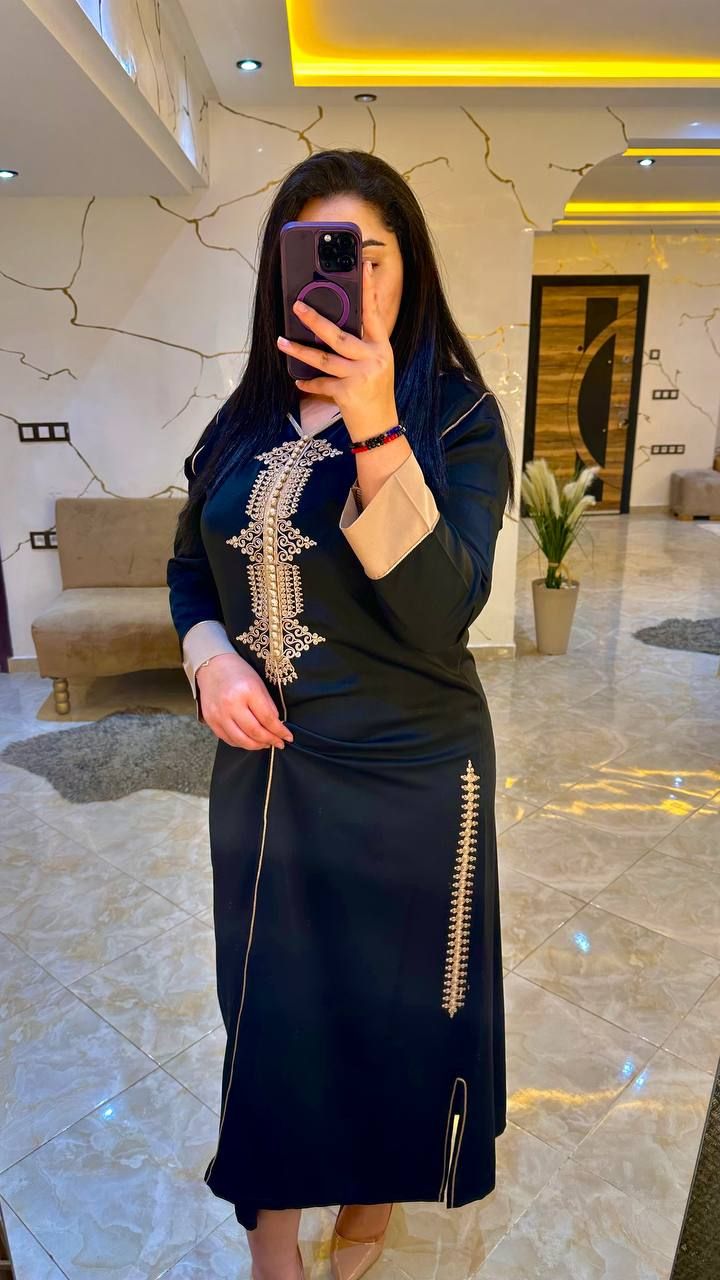 جديد الجلابة كريپ بالݣرناج إيڤازي