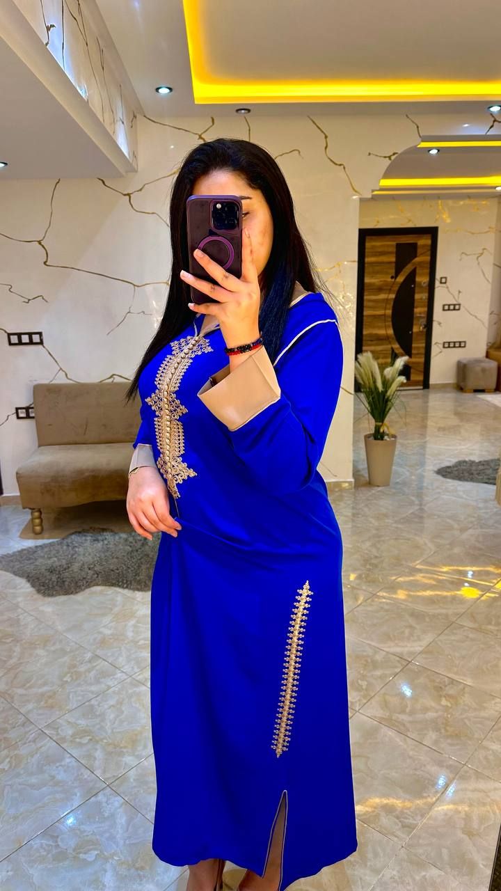 جديد الجلابة كريپ بالݣرناج إيڤازي