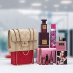 ✨ حقيبة يد فاخرة بسلسلة ذهبية — اختاري من بين 8 ألوان رائعة! ✨