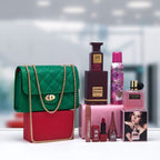 ✨ حقيبة يد فاخرة بسلسلة ذهبية — اختاري من بين 8 ألوان رائعة! ✨