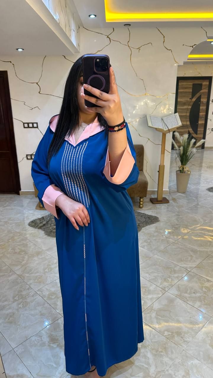 *✨ جلابة برشمان مغربية 2025 – أناقة بتطريز فاخر وكريب حرير ✨*