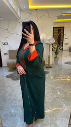 *✨ جلابة برشمان مغربية 2025 – أناقة بتطريز فاخر وكريب حرير ✨*