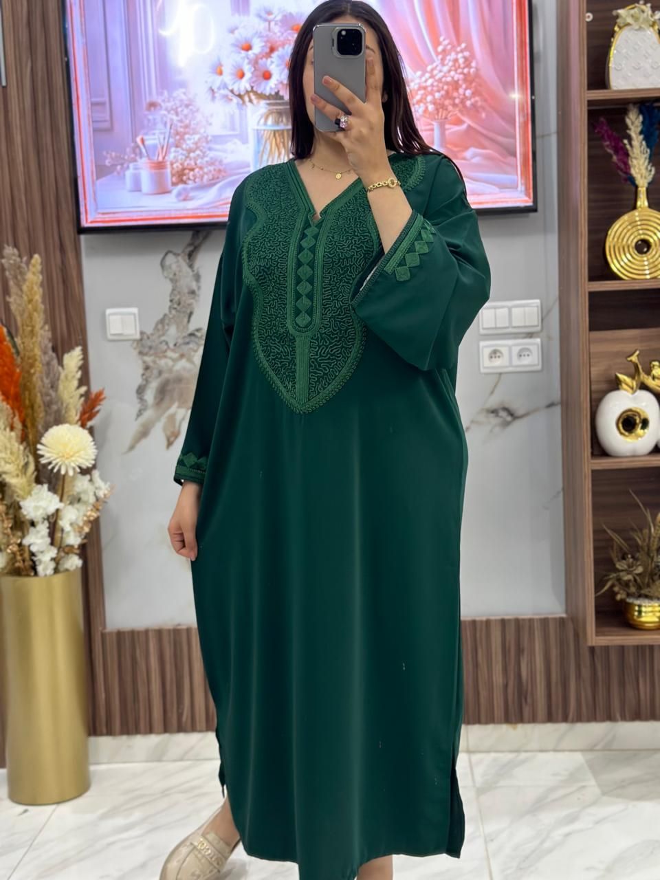 قفطان كريب مخزني – أناقة راقية للمناسبات ✨