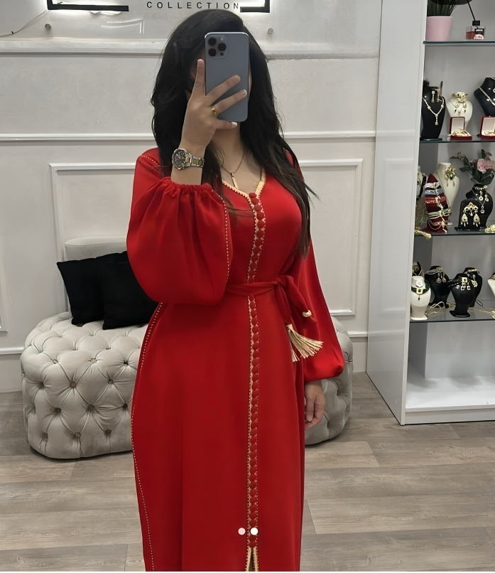 🔥 قفطان مغربي فاخر وصل جديد! 🔥