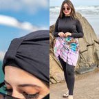 🌊 🔥جديد الصيف 2025 R 👙بوركيني 4بياس بتصميم أنيق وجودة عالية 💯